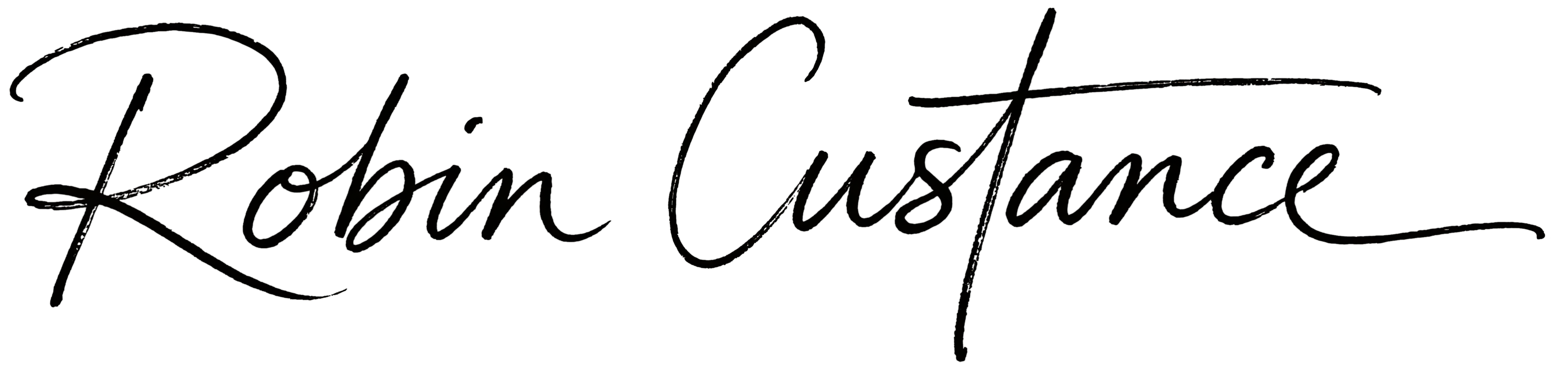 Robin Custance signature